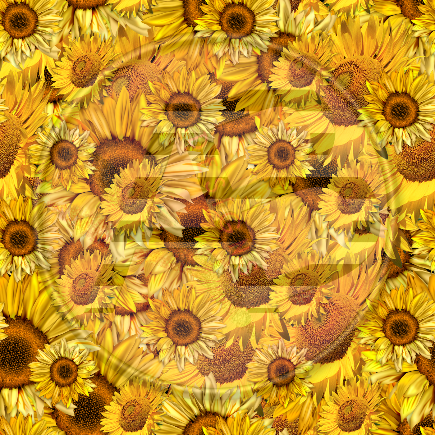 Adhesive Patterned Vinyl - Sunflower 8