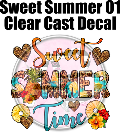 Sweet Summer 01 - Clear Cast Decal