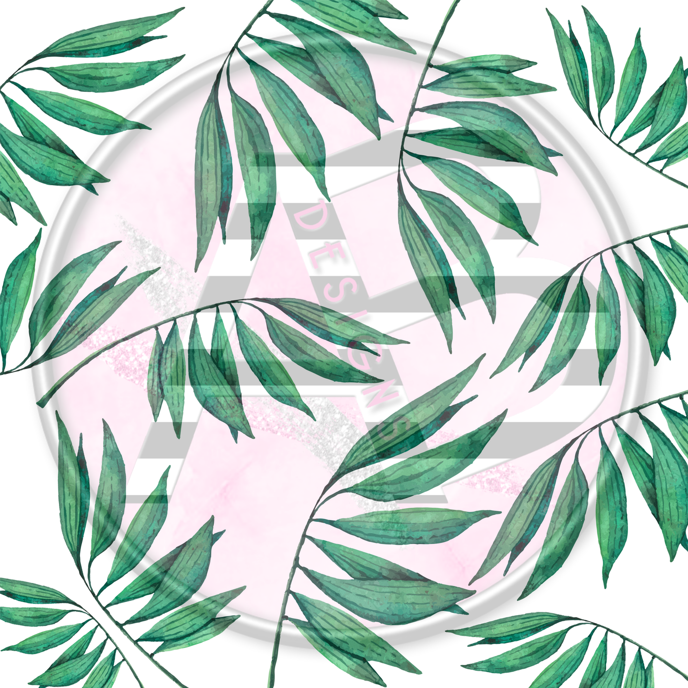 Adhesive Patterned Vinyl - Tropical Exotic Floral 60