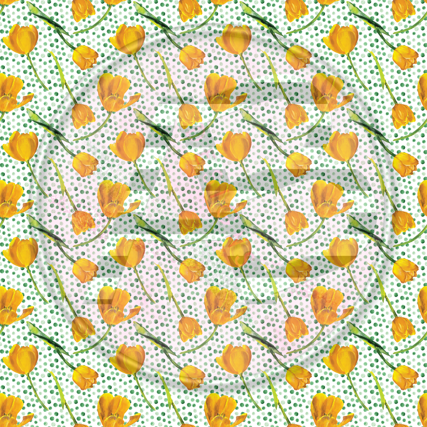 Adhesive Patterned Vinyl - Tulips 07 Smaller