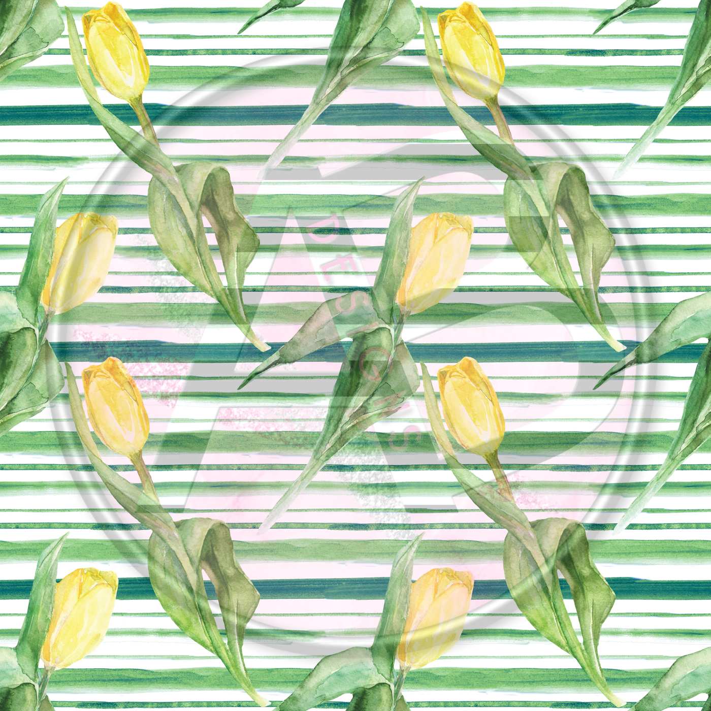 Adhesive Patterned Vinyl - Tulips 10