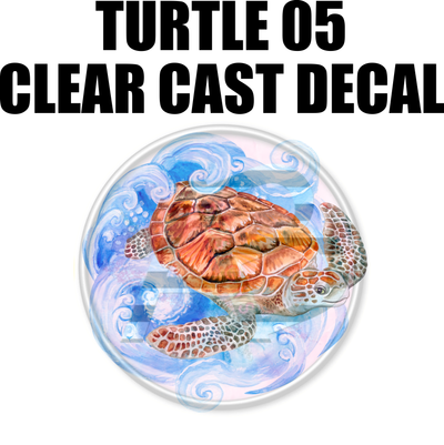 Turtle 05 - Clear Cast Decal