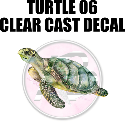 Turtle 06 - Clear Cast Decal