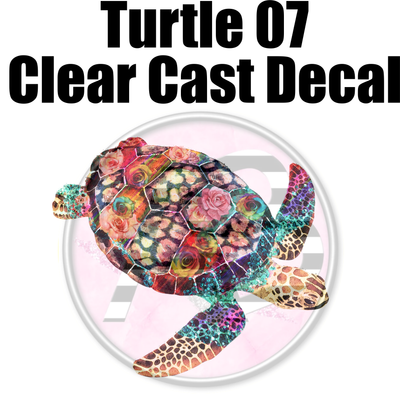 Turtle 07 - Clear Cast Decal
