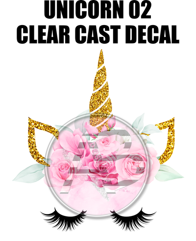 Unicorn 02 - Clear Cast Decal