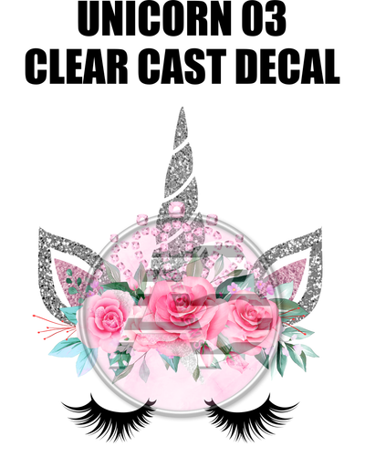Unicorn 03 - Clear Cast Decal