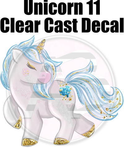 Unicorn 11 - Clear Cast Decal
