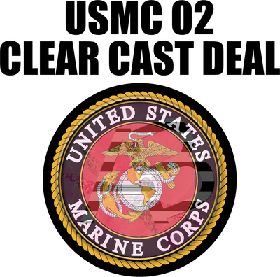USMC 02 - Clear Cast Decal
