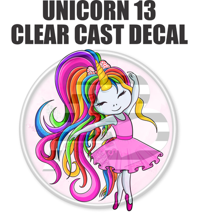 Unicorn 13 - Clear Cast Decal