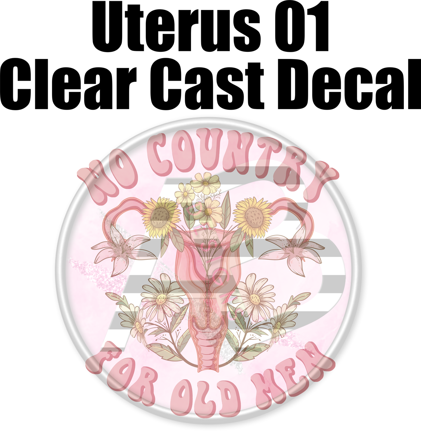 Uterus 01 - Clear Cast Decal