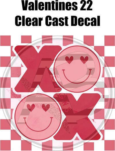 Valentines 22 - Clear Cast Decal
