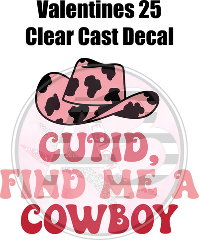 Valentines 25 - Clear Cast Decal