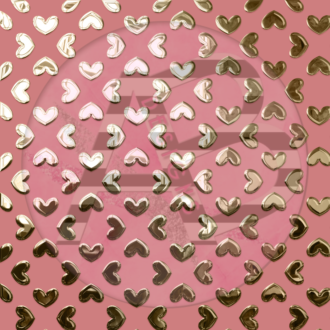 Adhesive Patterned Vinyl - Valentines 40