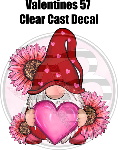 Valentines 57 - Clear Cast Decal