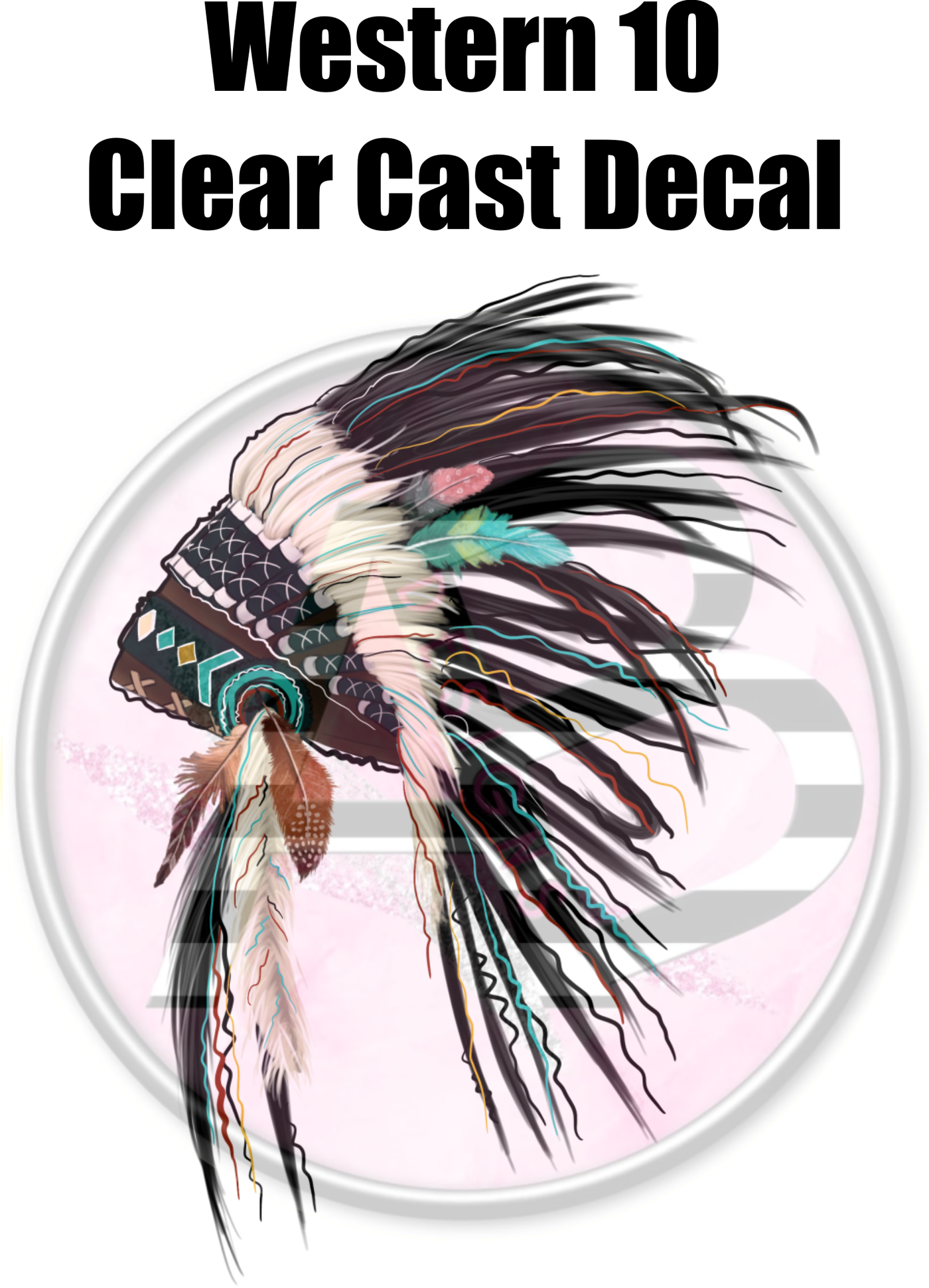Western 10 - Clear Cast Decal