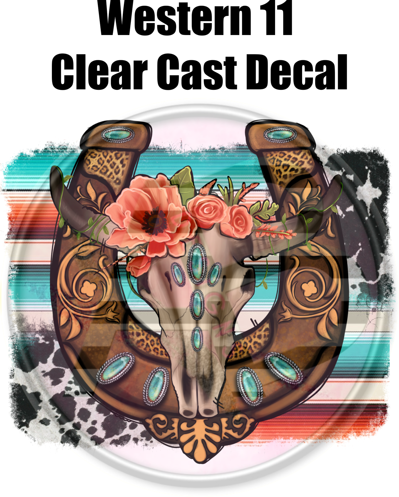 Western 11 - Clear Cast Decal