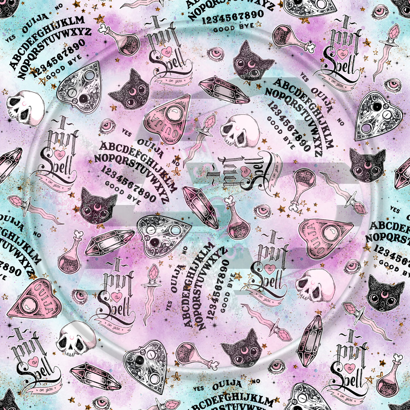 Adhesive Patterned Vinyl - Witchy 333