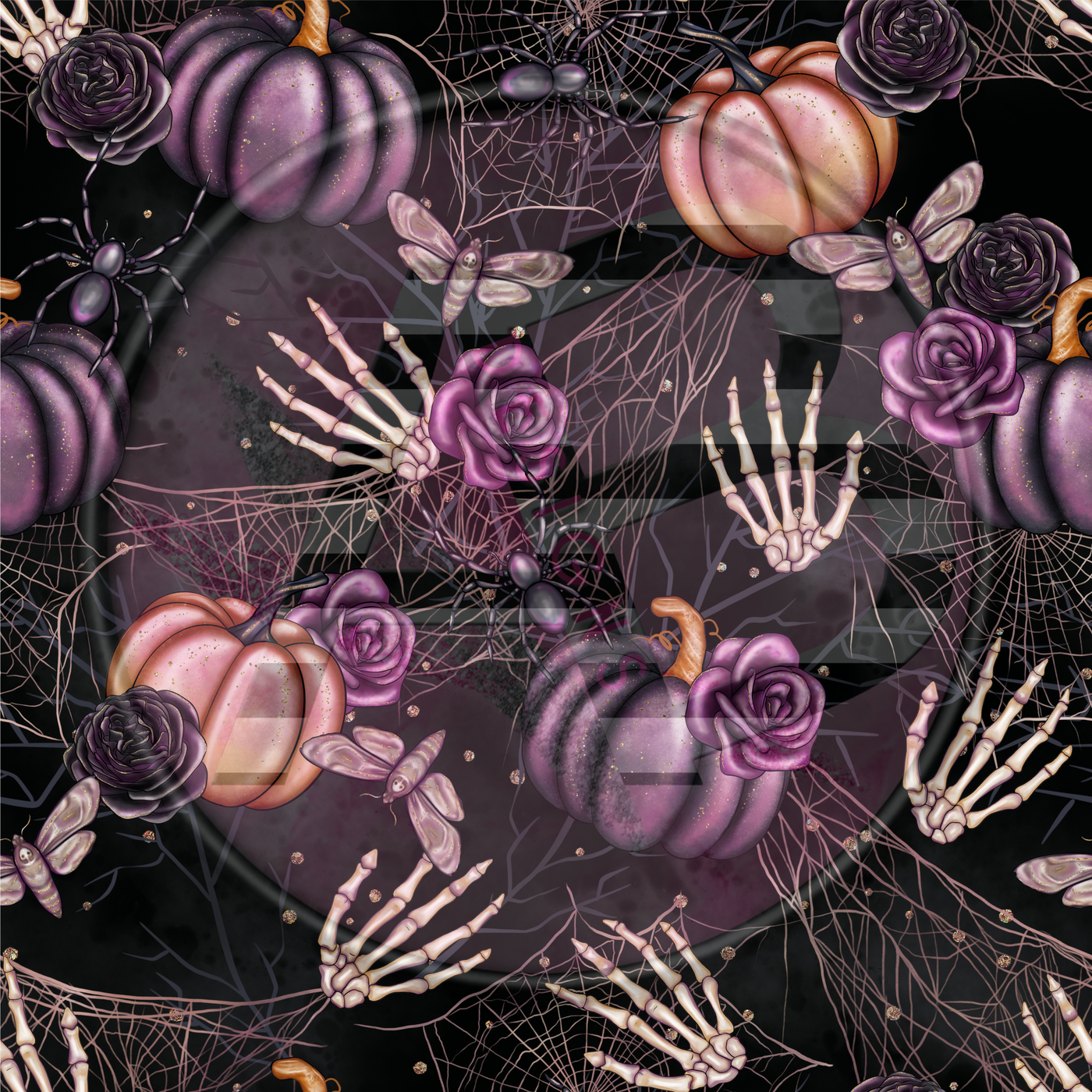 Adhesive Patterned Vinyl - Witchy 50 50 50