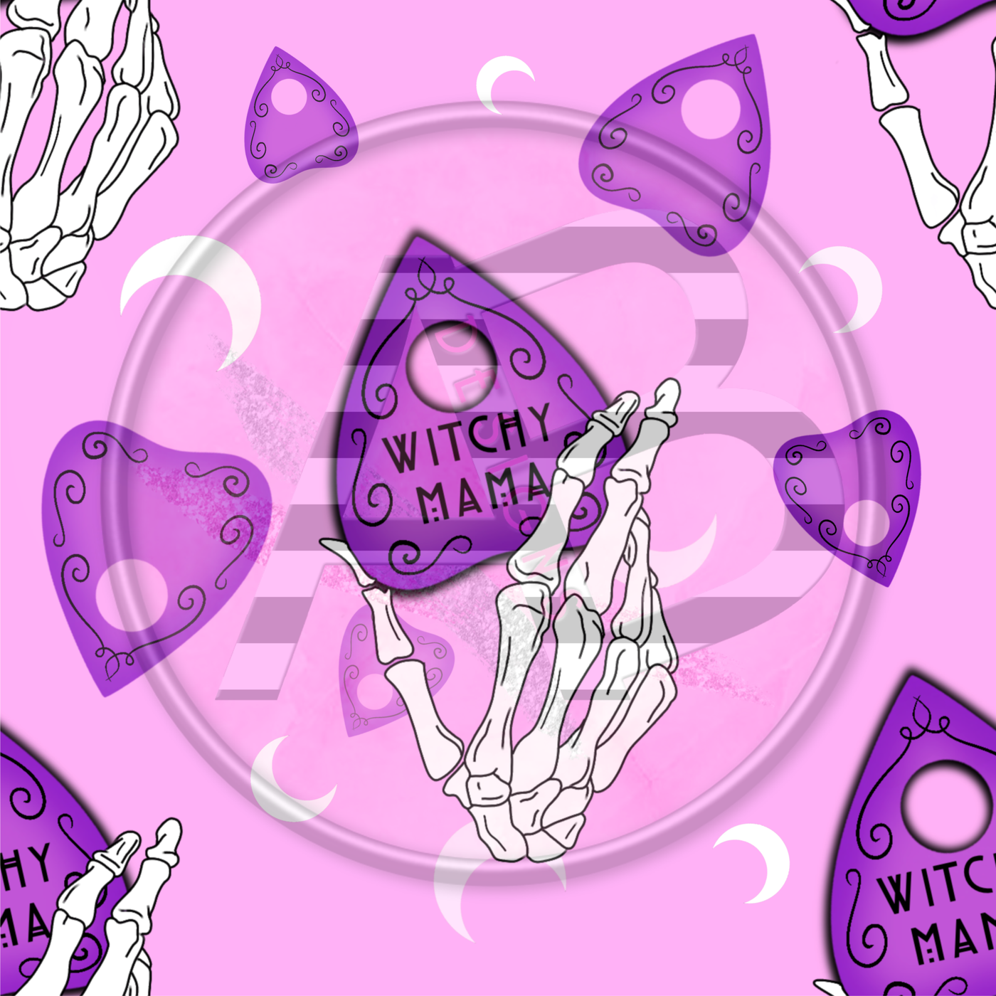 Kelly Parker ORIGINAL Witchy Momma - Seamless Adhesive Vinyl