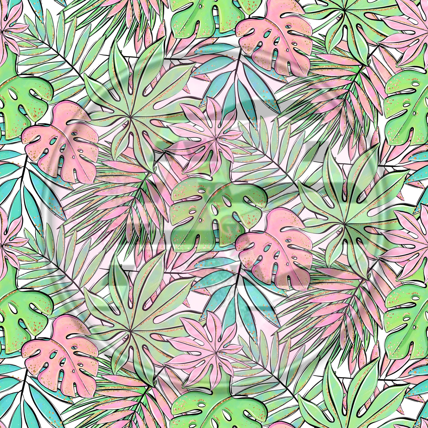 Adhesive Patterned Vinyl - Tropical 702