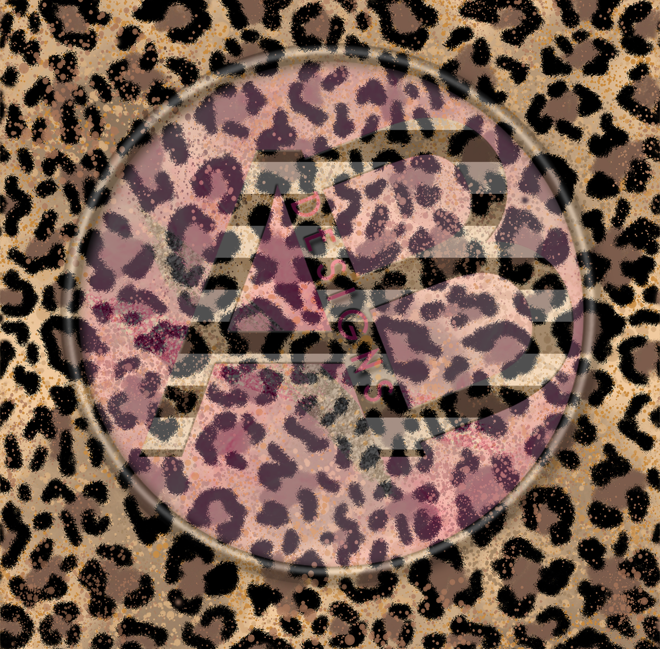 Adhesive Patterned Vinyl - Cheetah 2
