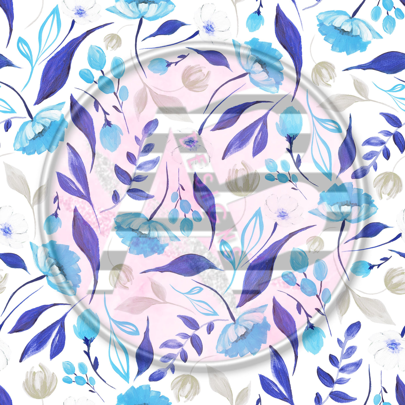 Adhesive Patterned Vinyl - Floral 1723