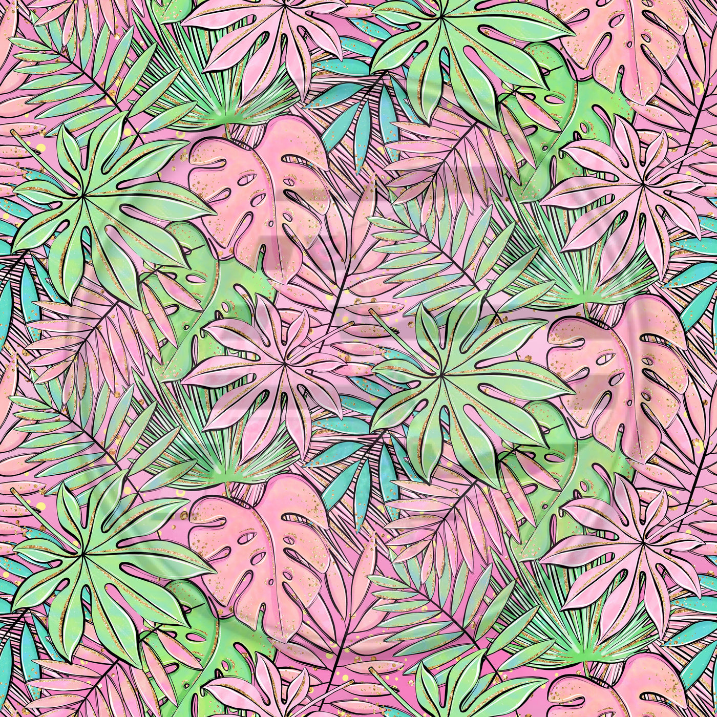 Adhesive Patterned Vinyl - Tropical 1279