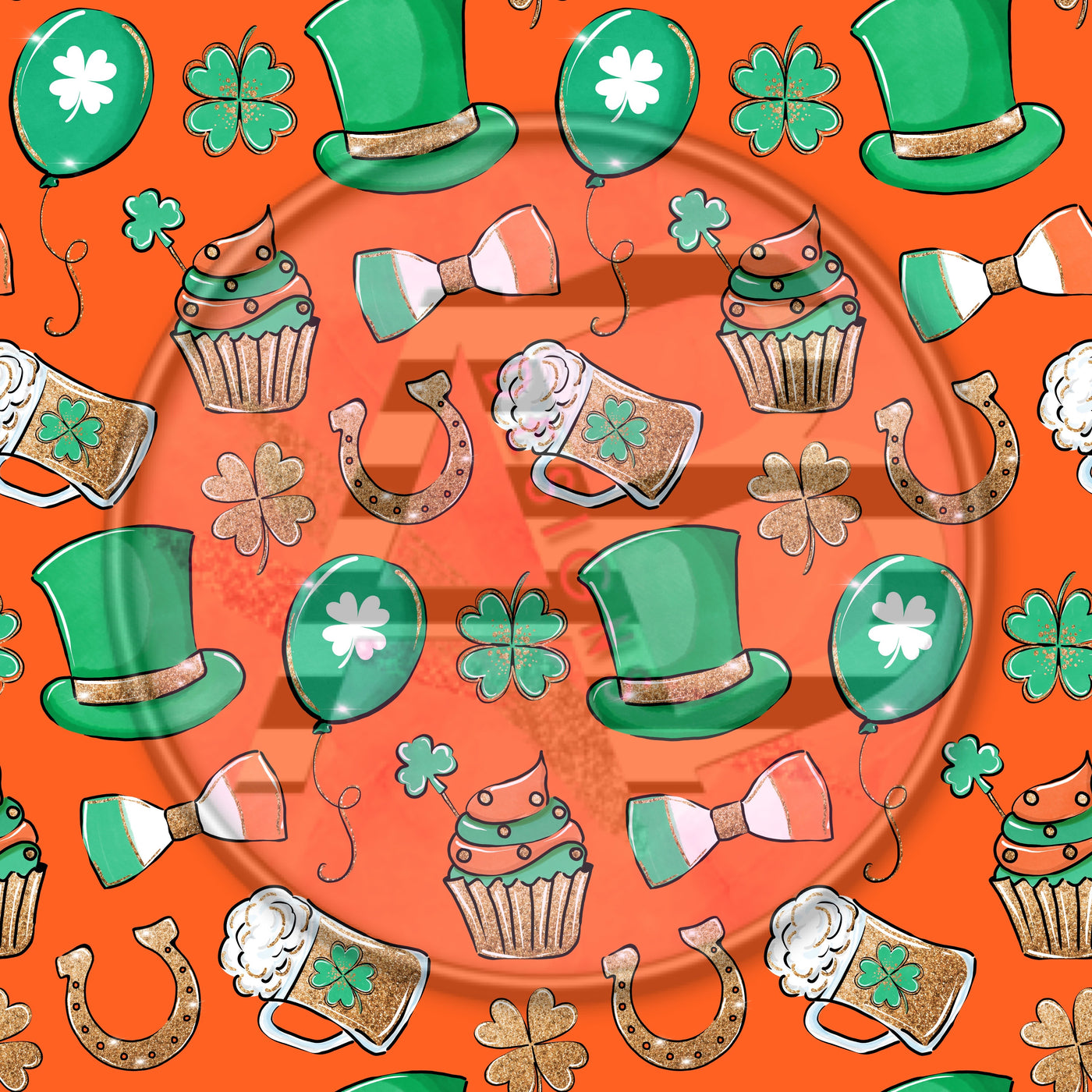 Adhesive Patterned Vinyl - St. Patrick's 1631