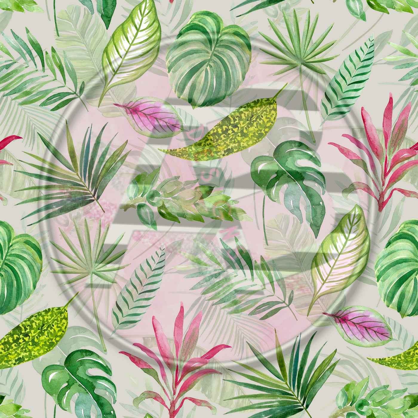 Adhesive Patterned Vinyl - Tropical 2167