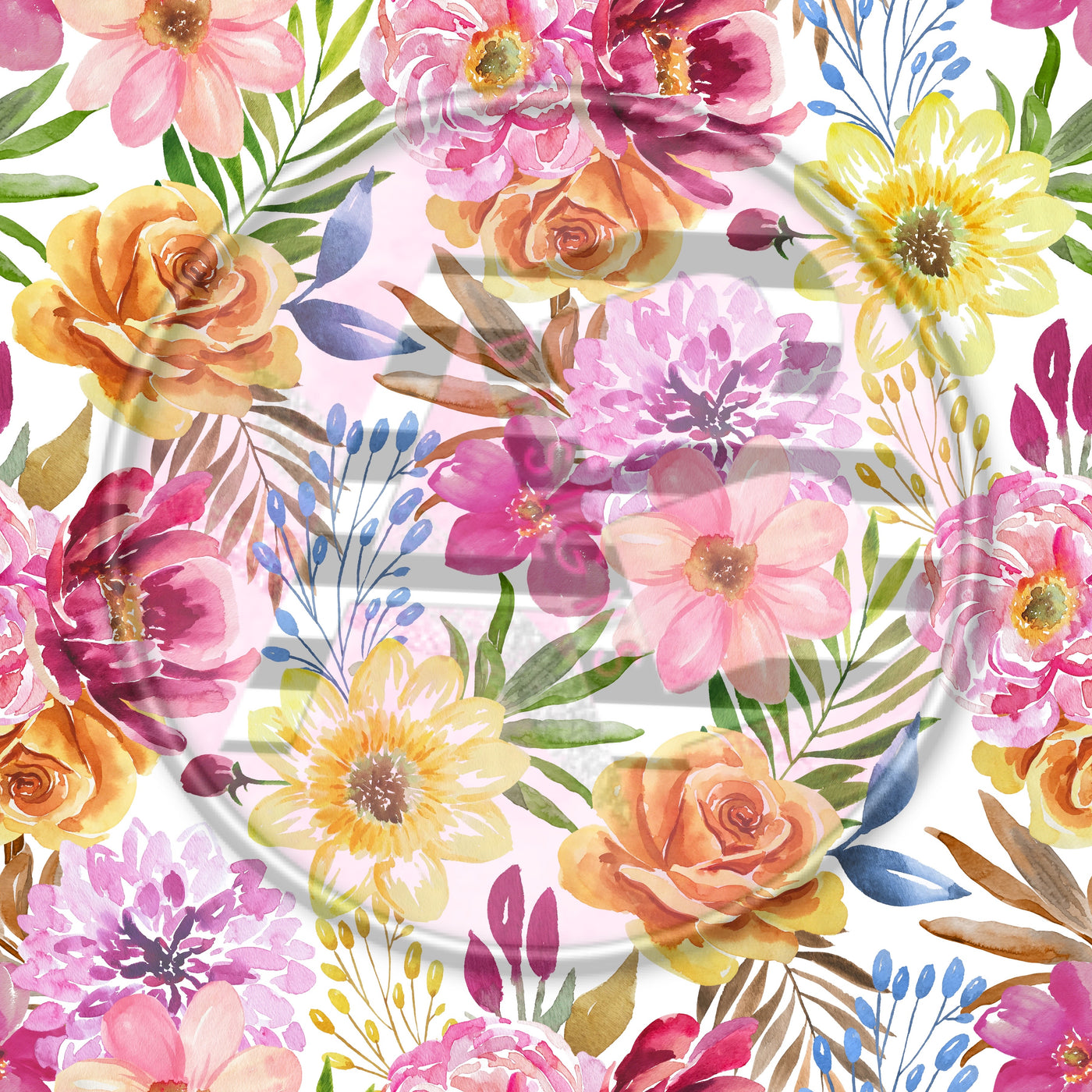 Adhesive Patterned Vinyl - Floral 2212