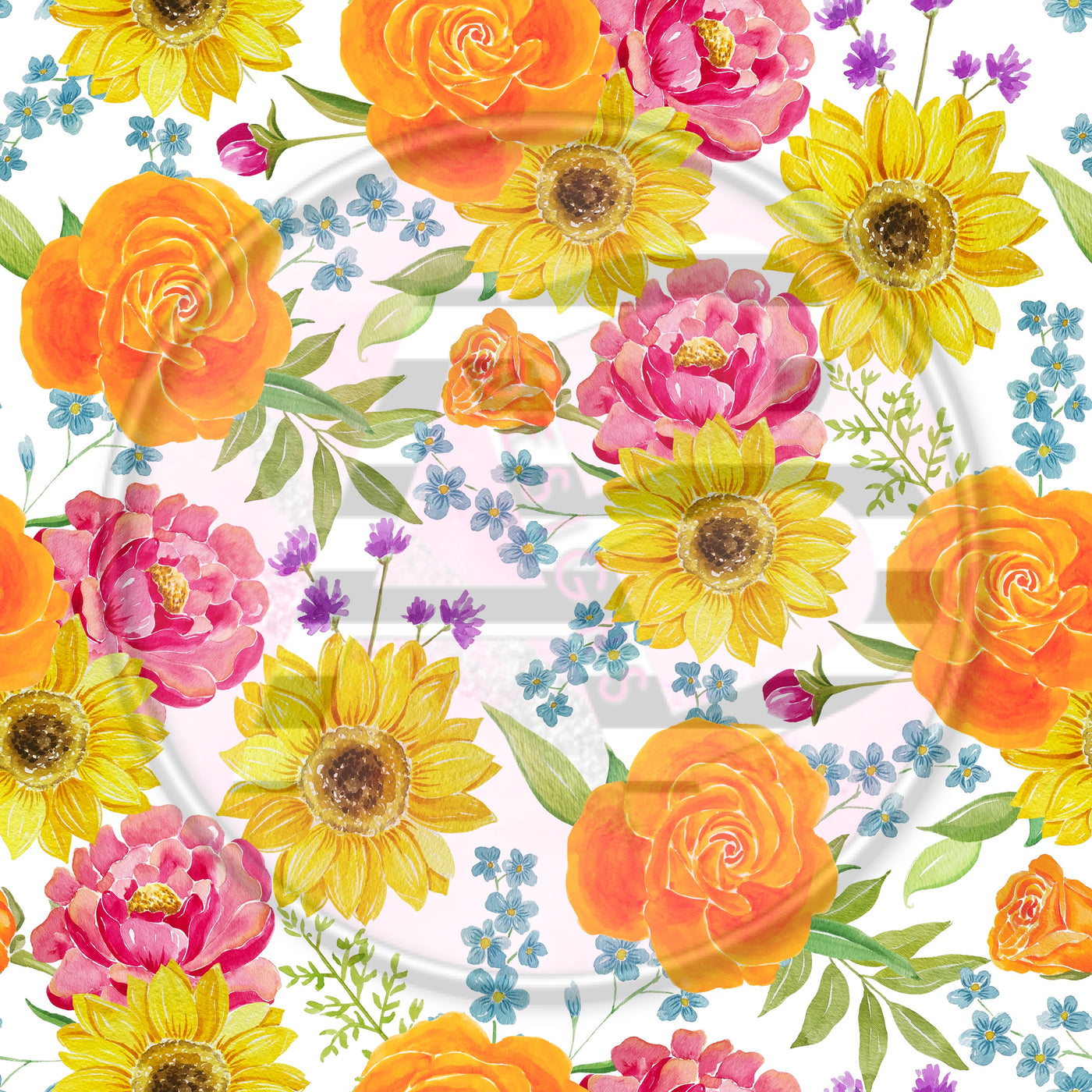 Adhesive Patterned Vinyl - Floral 1065