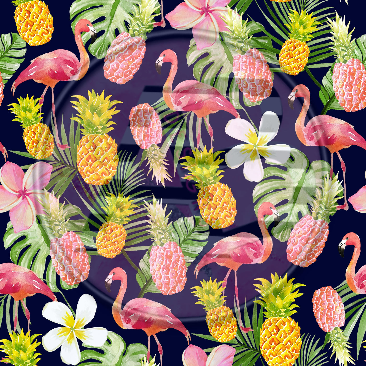Adhesive Patterned Vinyl - Tropical 2158