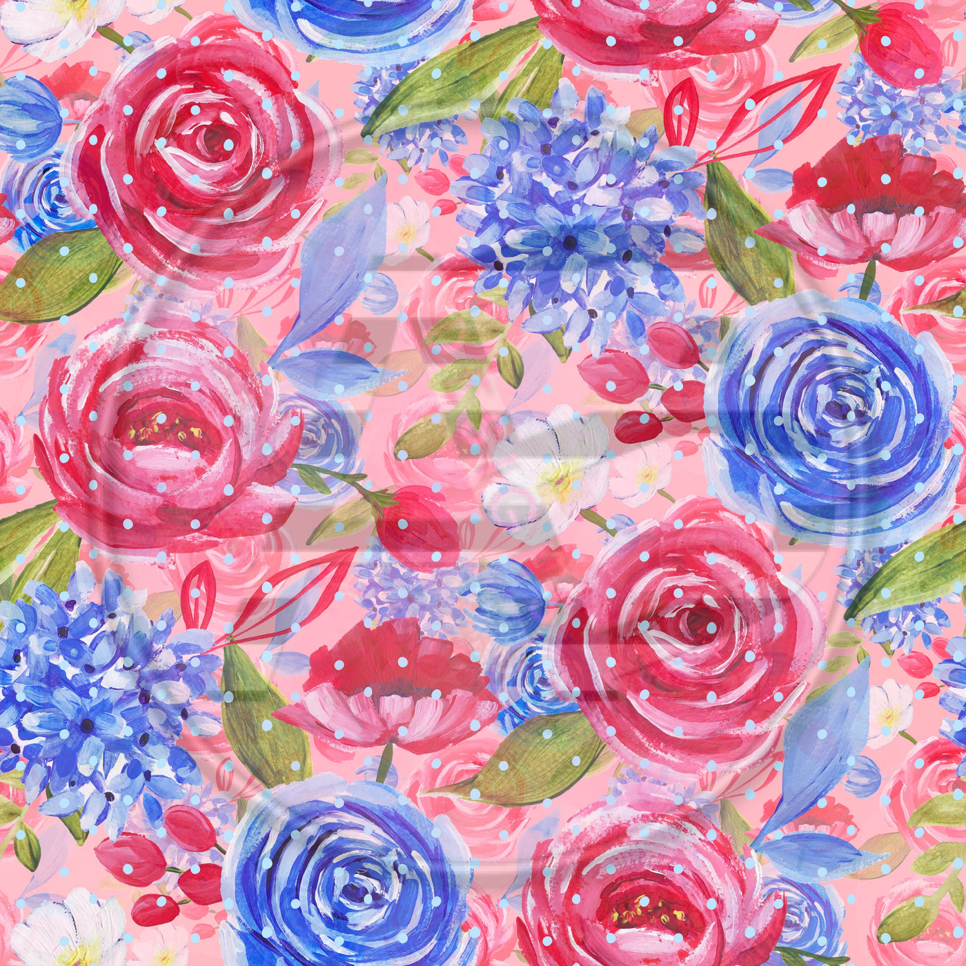 Adhesive Patterned Vinyl - Floral 1159