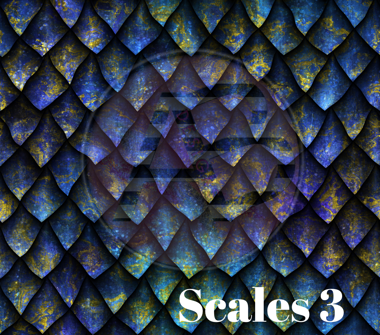 Adhesive Patterned Vinyl - Scales 3