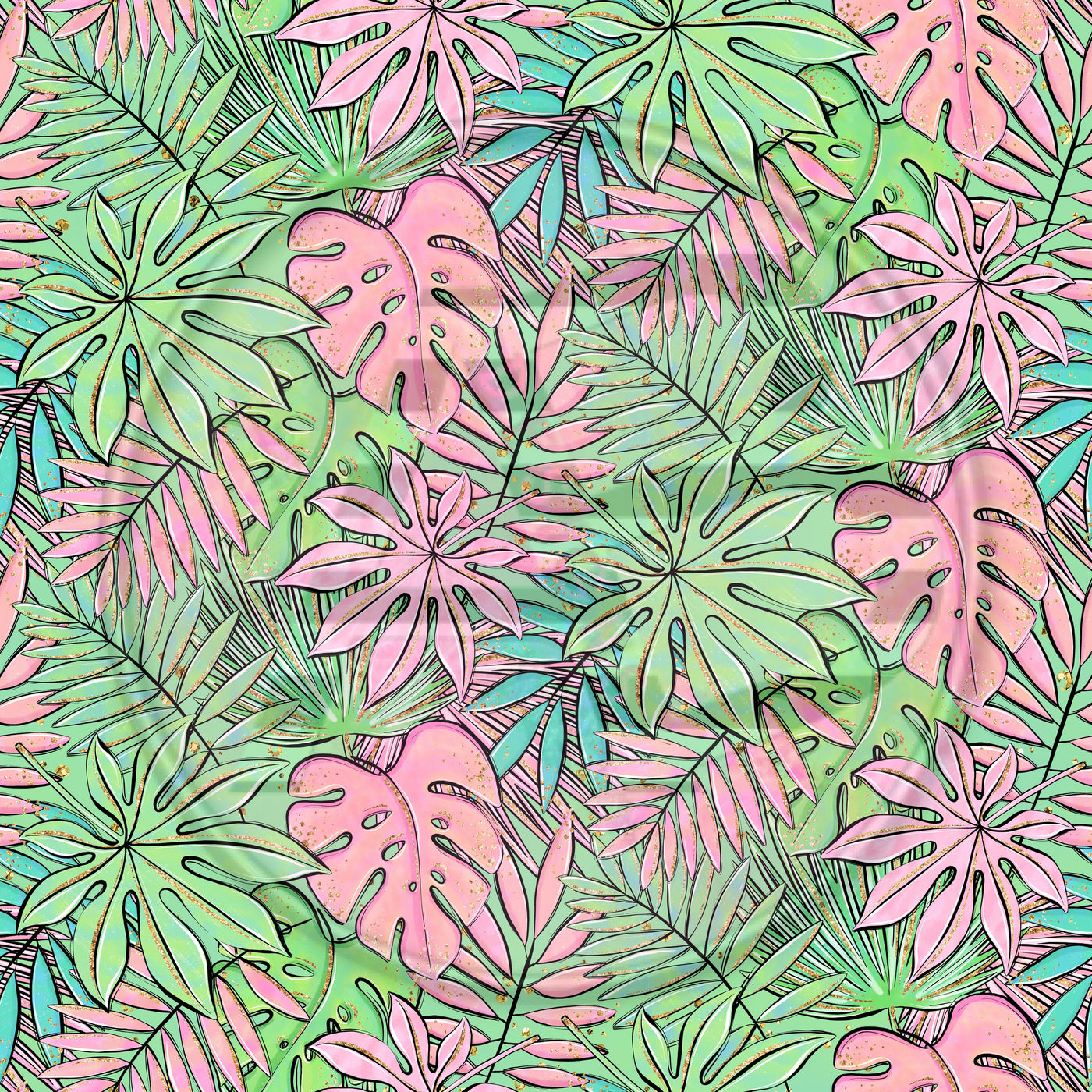 Adhesive Patterned Vinyl - Tropical 1290