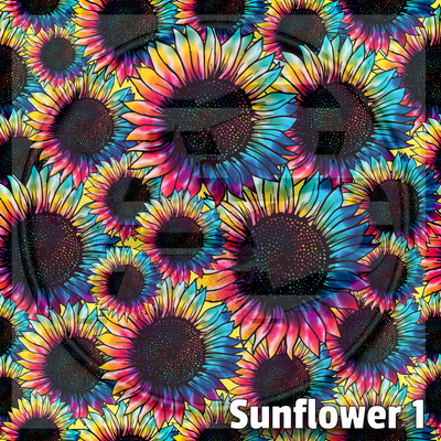 Adhesive Patterned Vinyl - Sunflower 1