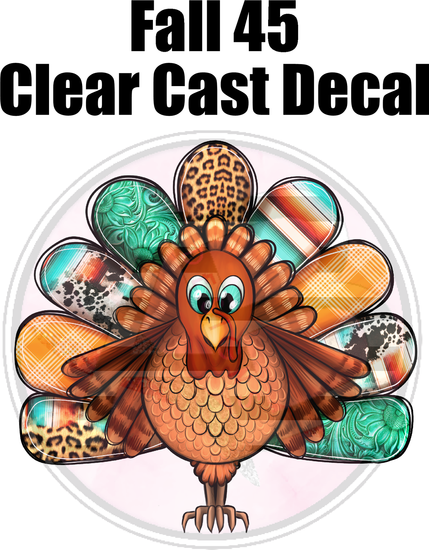 Fall 45 - Clear Cast Decal