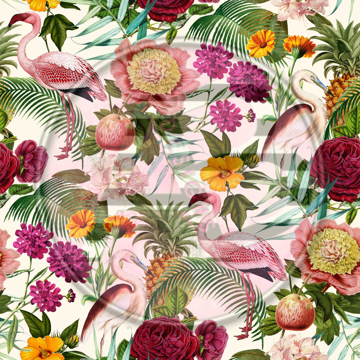 Adhesive Patterned Vinyl - Tropical 1761