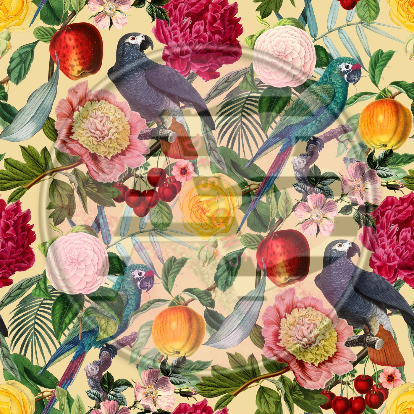 Adhesive Patterned Vinyl - Garden 1756