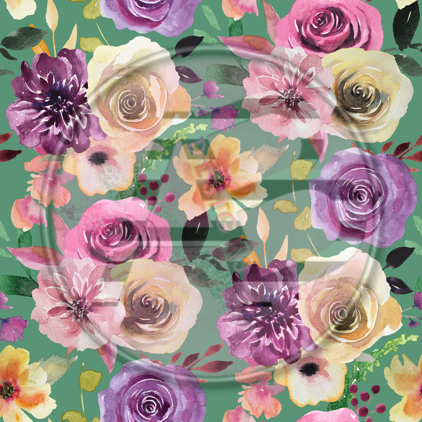 Adhesive Patterned Vinyl - Floral 1623