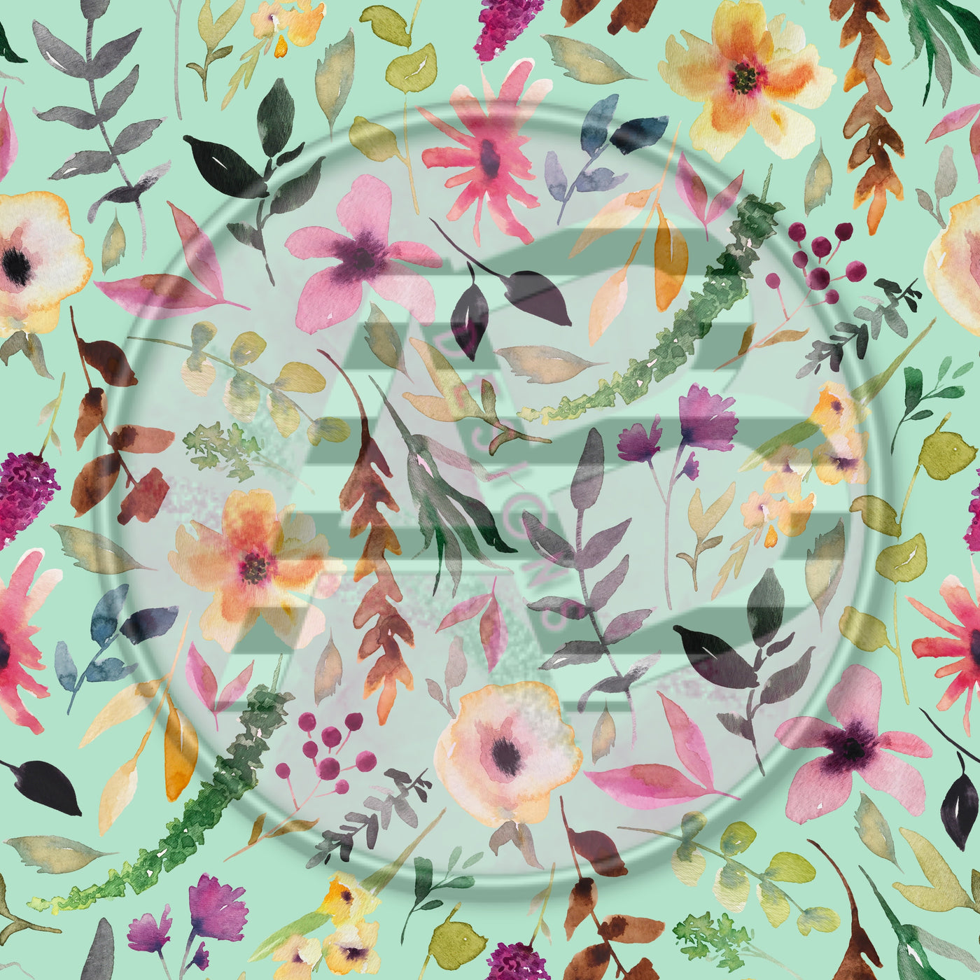 Adhesive Patterned Vinyl - Floral 1624