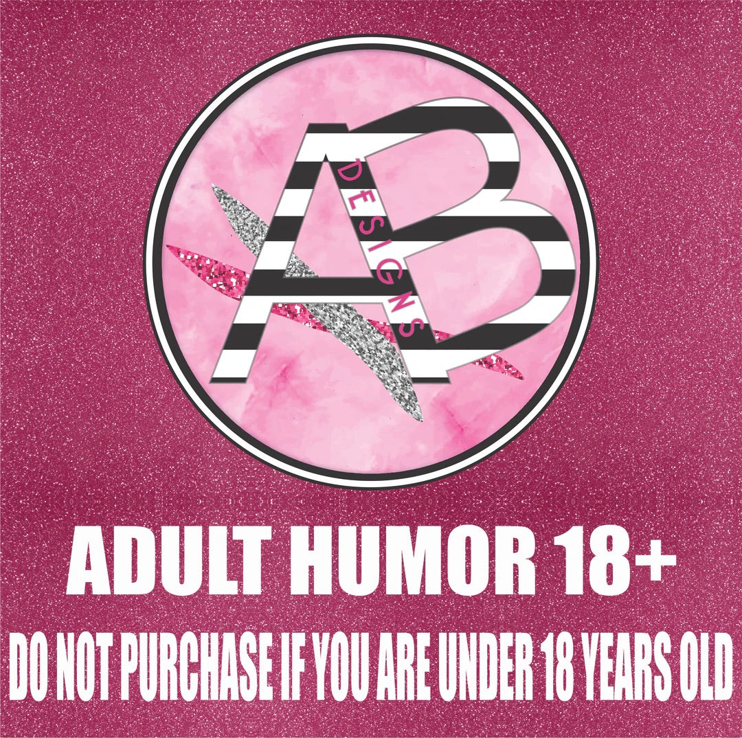 Adult Humor 01 - Clear Cast Decal ***Must be 18+ TO PURCHASE***