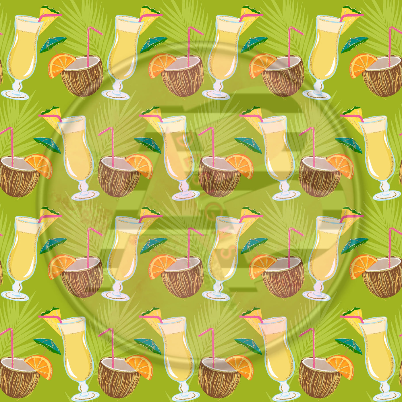 Adhesive Patterned Vinyl - Tropical 928
