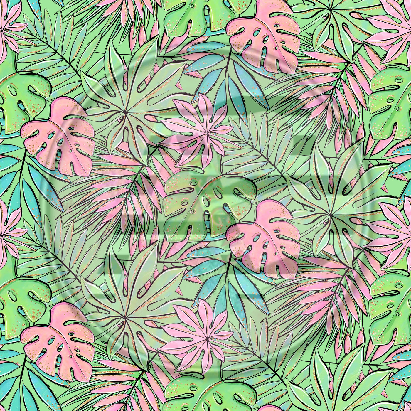 Adhesive Patterned Vinyl - Tropical 690