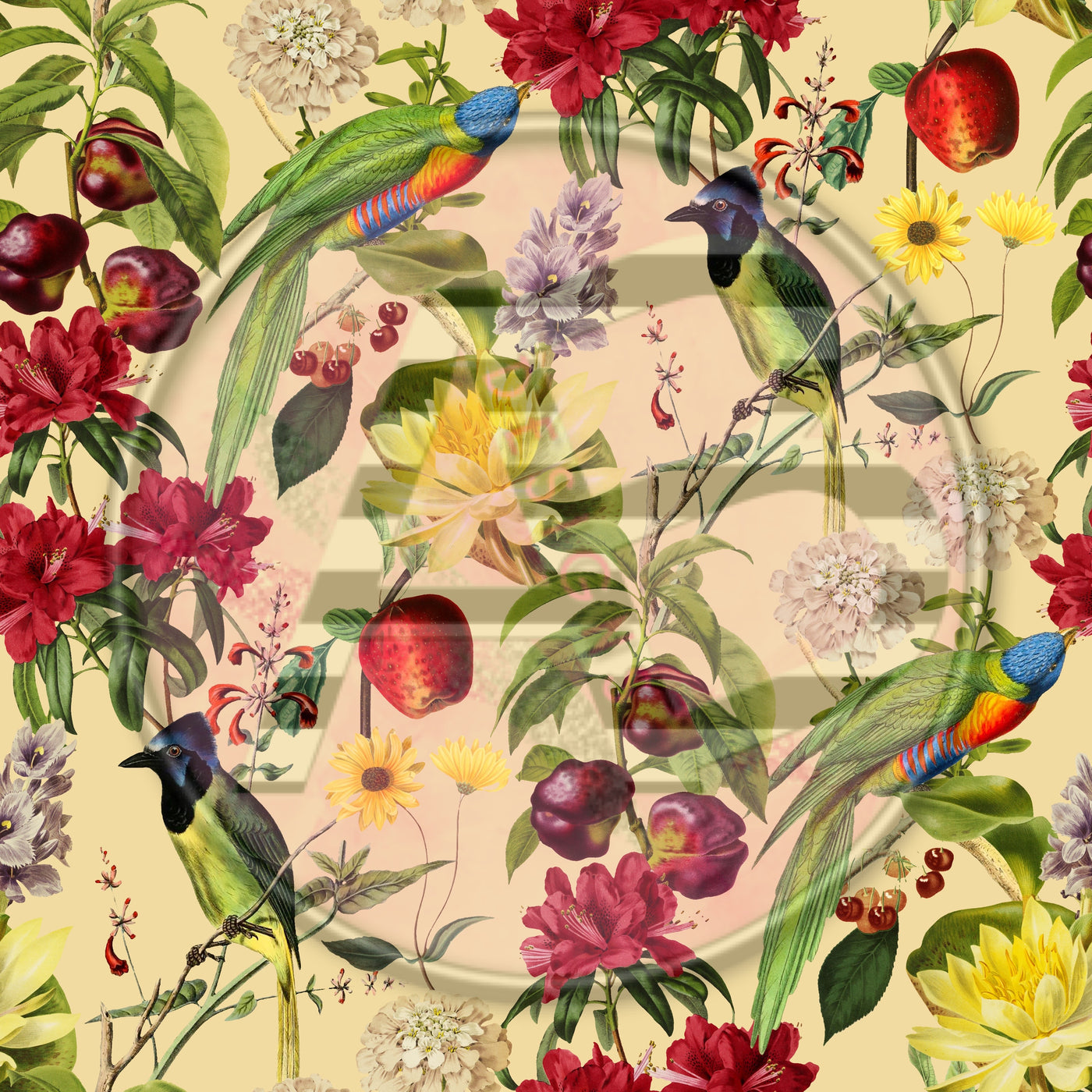 Adhesive Patterned Vinyl - Garden 1764