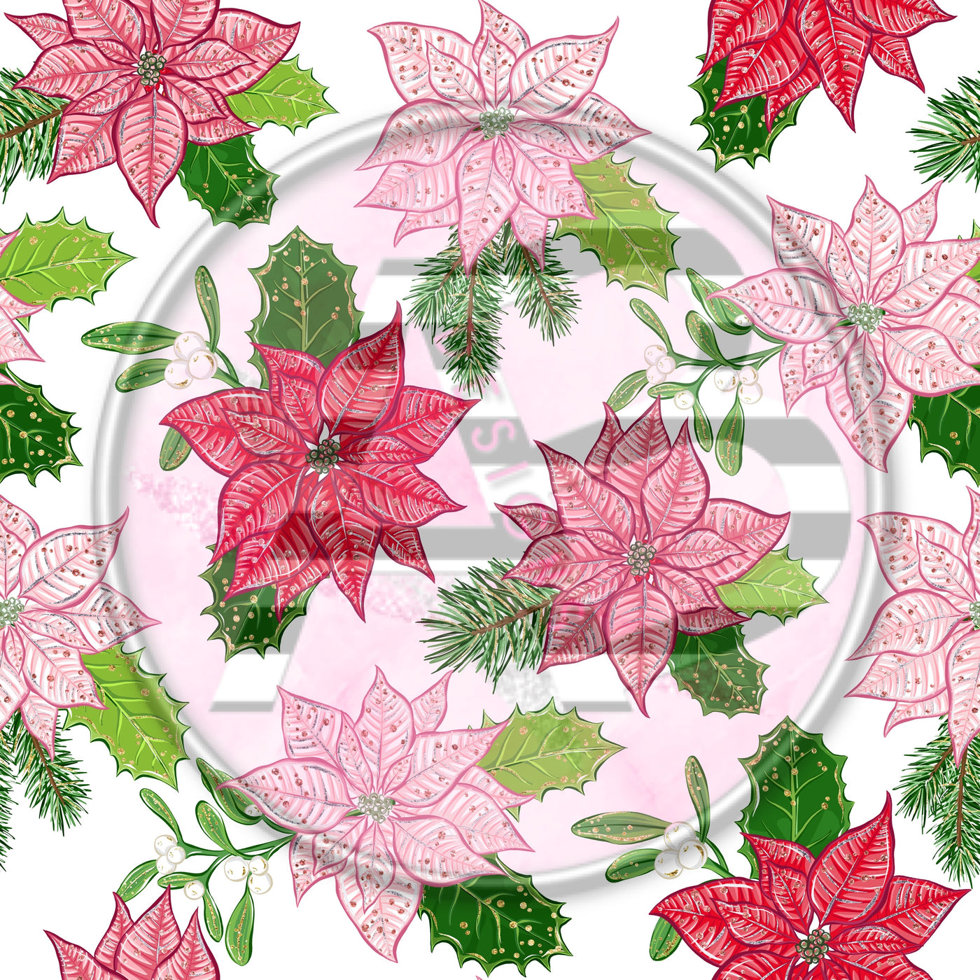 Adhesive Patterned Vinyl - Christmas 431