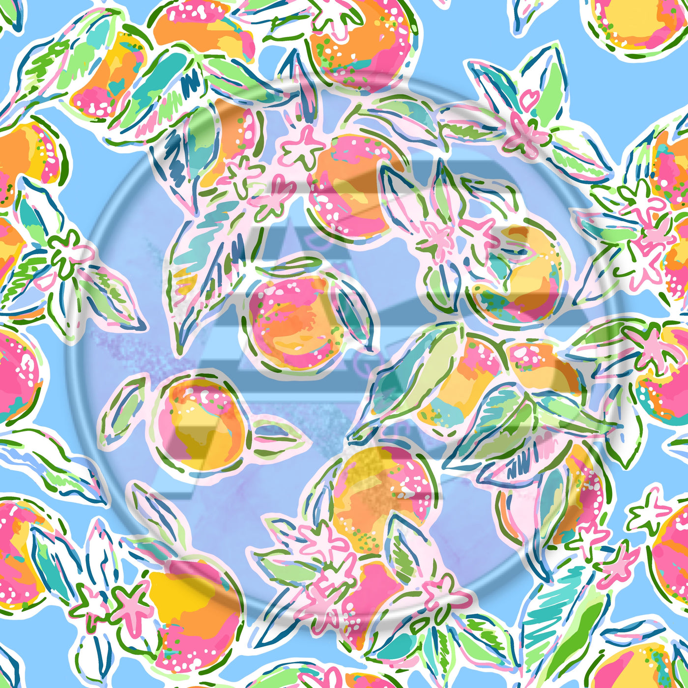 Adhesive Patterned Vinyl - Fruit 1354