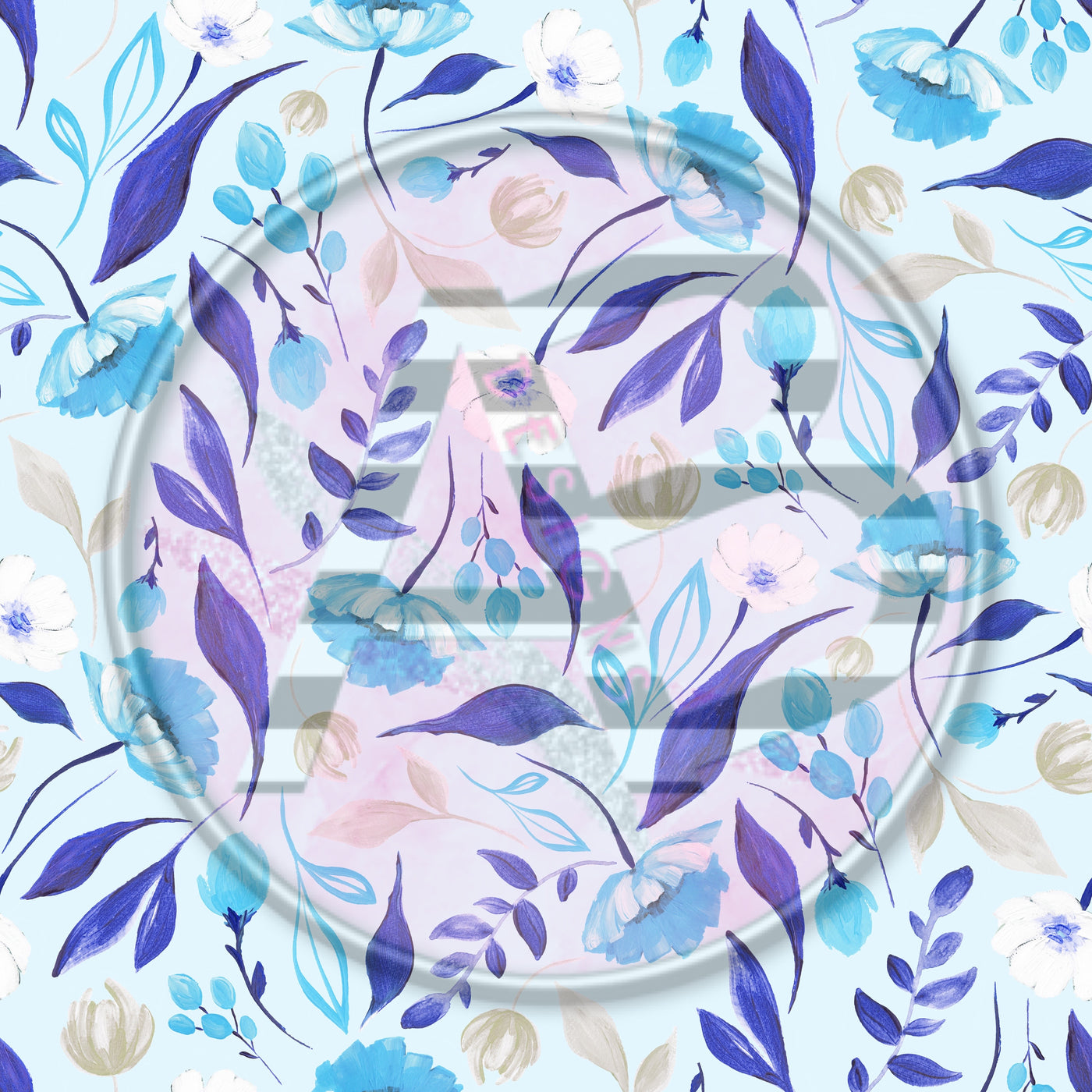 Adhesive Patterned Vinyl - Floral 1754