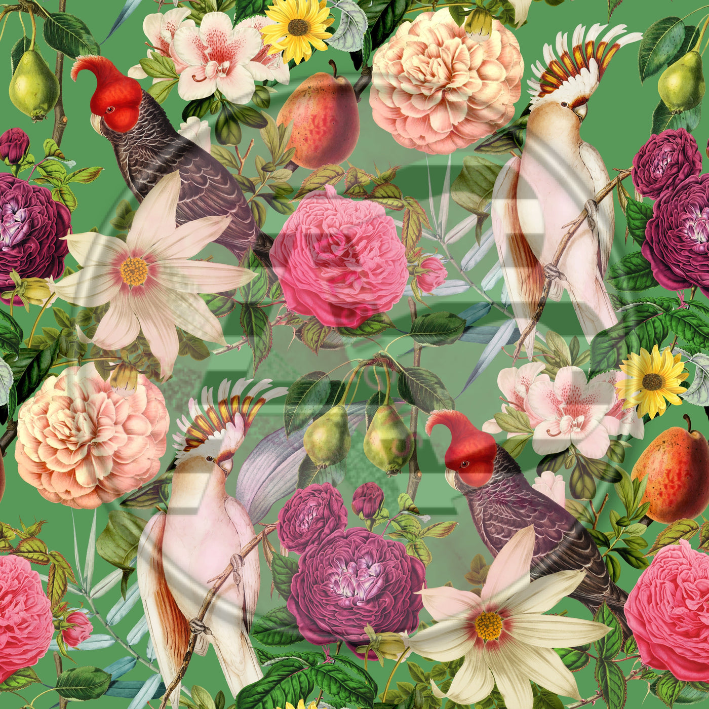 Adhesive Patterned Vinyl - Garden 1755