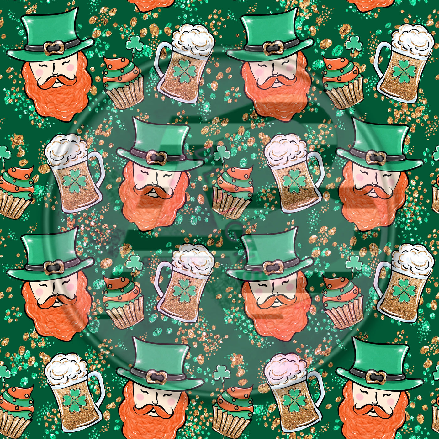 Adhesive Patterned Vinyl - St. Patrick's 1634